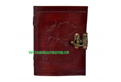 Embossed Leather Journal Fairy Brown Note Book Sketch Book Wholesaler India 